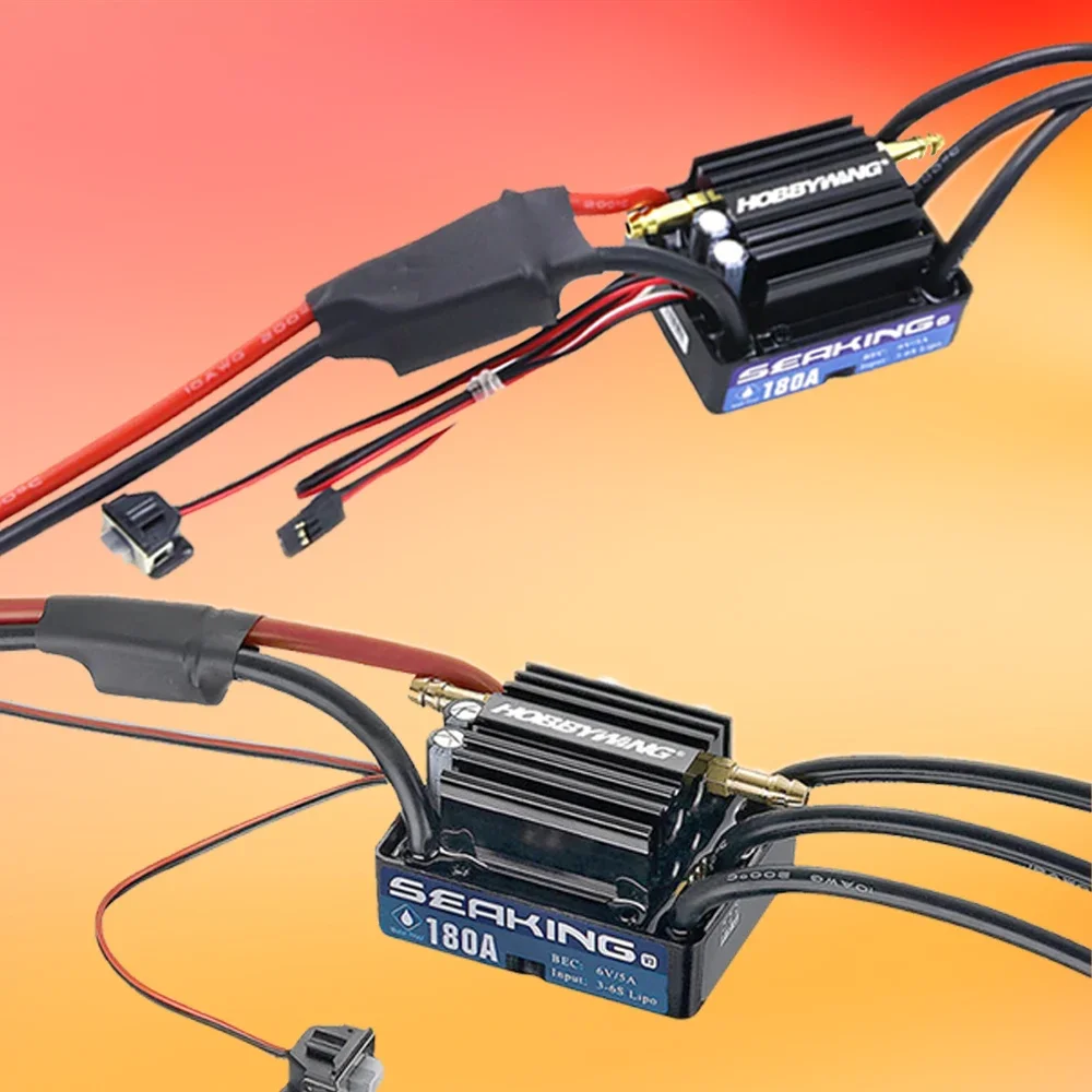 Hobbywing SeaKing 180A V3 2-6s Водонепроницаемый бесщеточный ESC с водяным охлаждением и