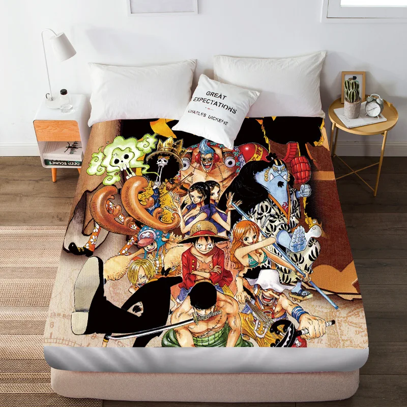 3D-простыня Hot Nika Luffys Gear 5 с принтом аниме One Piece, детская эластичная простыня с наволочкой (art.: 3920db358d644) - 3920db358d644