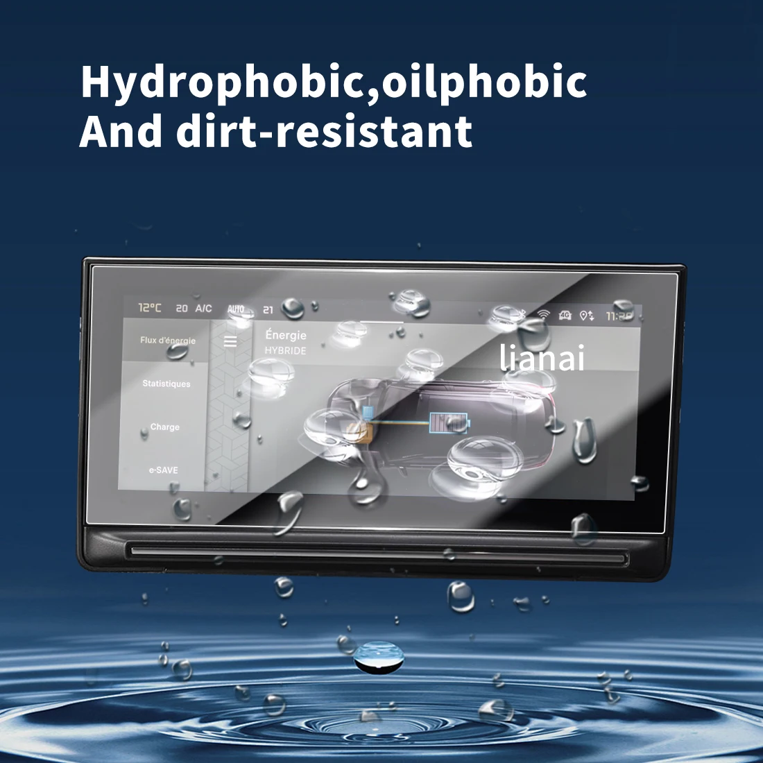 Защитная пленка для экрана Carplay защитная из закаленного стекла навигатор