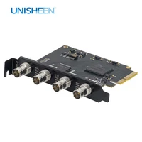4 channel 1080p sdi video capture card pcie game recorder win10 linux streaming