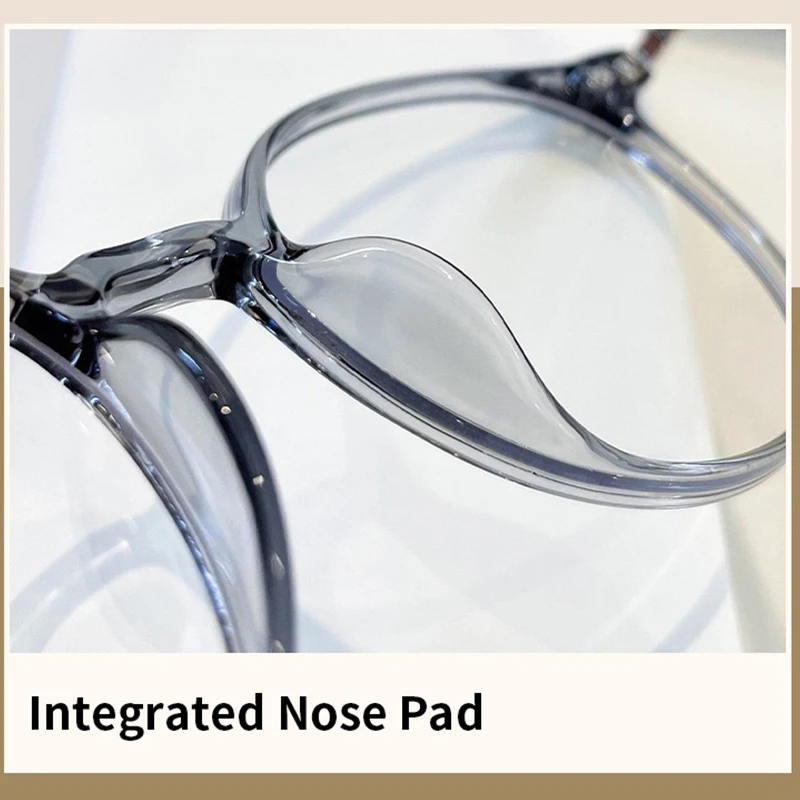 KatKani Сверхлегкая ретро большая круглая оправа для очков женская мода гибкая TR90