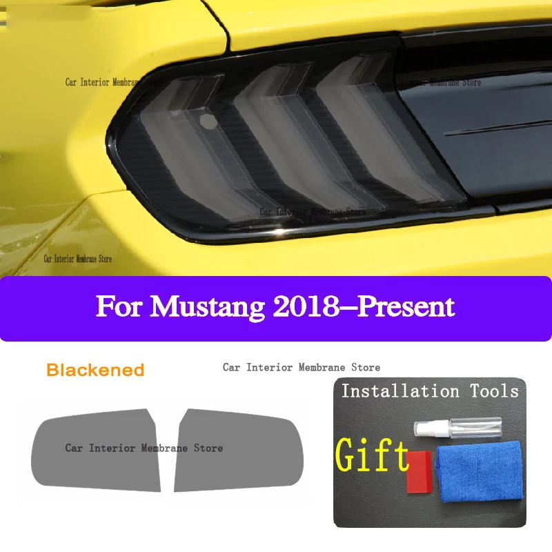 Передняя фара для автомобиля Mustang 2018 2019 2020 защита от царапин ТИНТ аксессуары