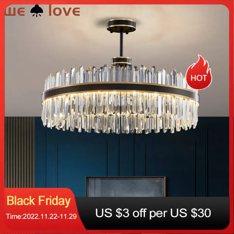 

Modern Luxury Ceiling Chandelier Lighting Crystal LED Chandelier Living Room Decoration Villa Chandeliers for Kitchen Bedroom