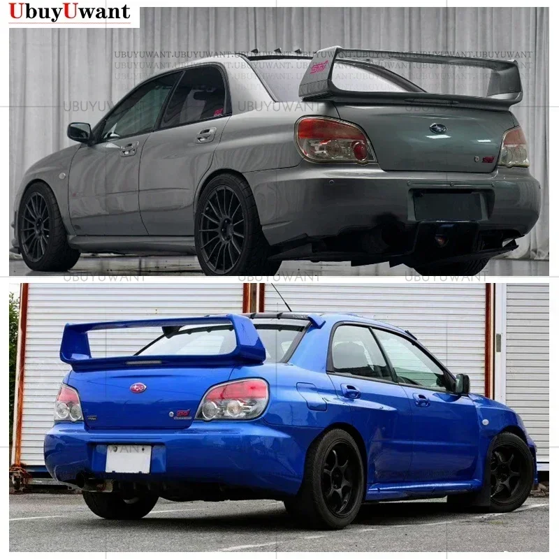 Для Subaru Impreza WRX Sedan 6Th 7Th 8Th 9Th ST 2002-2007 задний багажник губа из углеродного волокна