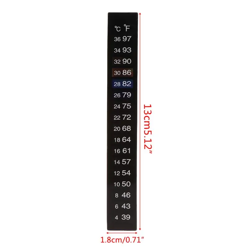 10 шт. термометр для аквариума с ЖК-дисплеем |
