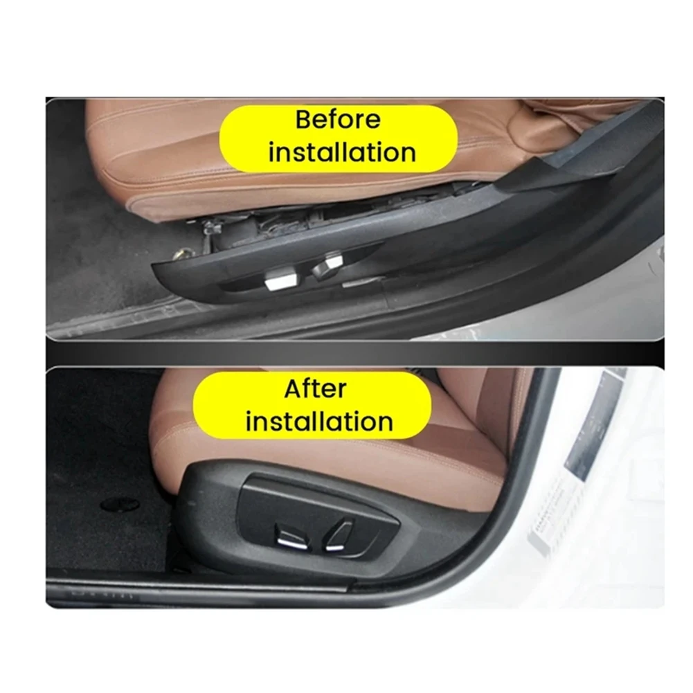 Боковой Кронштейн сиденья автомобиля крышка внешняя опорная отделка для BMW 5