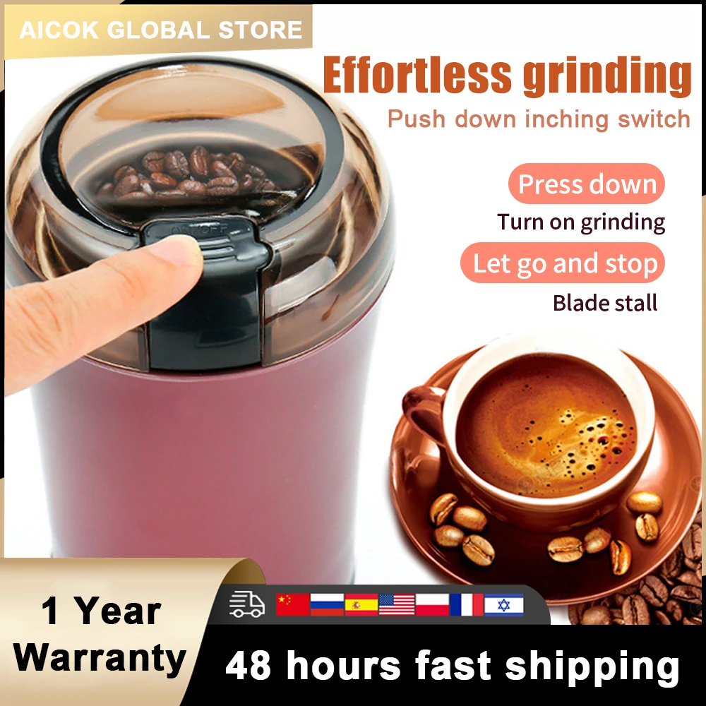 

Home Stainless Steel Seasoning Grinder USB Rechargeable Mini Spice Salt Pepper Grain Electric Kitchen Coffee Kibble Grinder