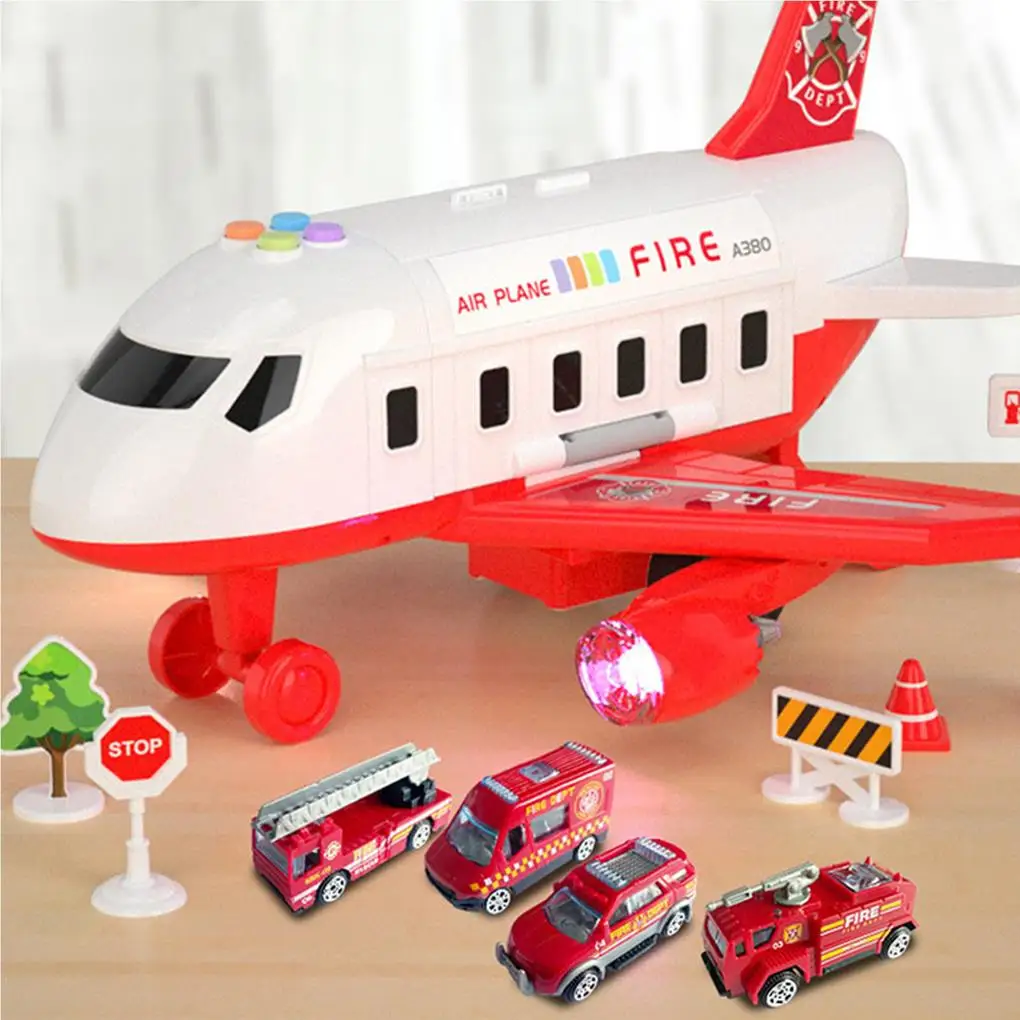 

Children s Airplane Model Toys Fall-Resistant Kids Inertia Plane Car Model Set Multifunctional Disassembly Plane Toy