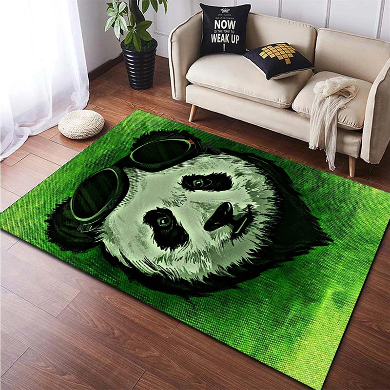 

panda custom non slip carpet yoga mat home decoration children's crawling mat decor area rug anime room living room doormat
