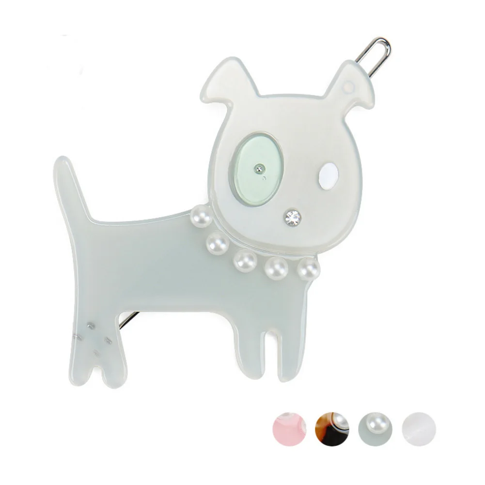 Милая собака брикет для женщин и девушек милый популярный аксессуар для волос Украшение Ювелирные изделия заколка-Пряжка Для Тиара Свадебный брикет для выпускного вечера