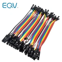 40pcs dupont 10cm female to female f f jumper wire ribbon cable for arduino