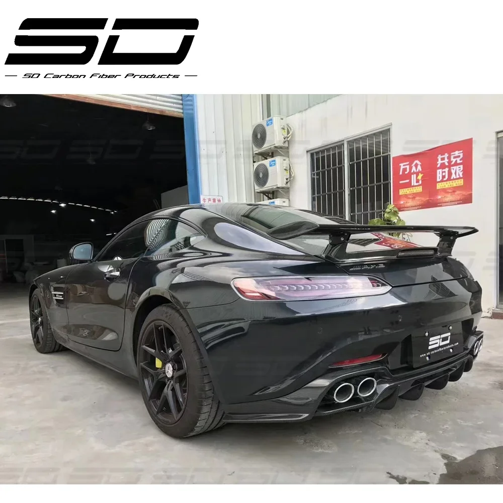 Сухой спойлер из углеродного волокна GTR Style светильник для Merce-des AMG GT