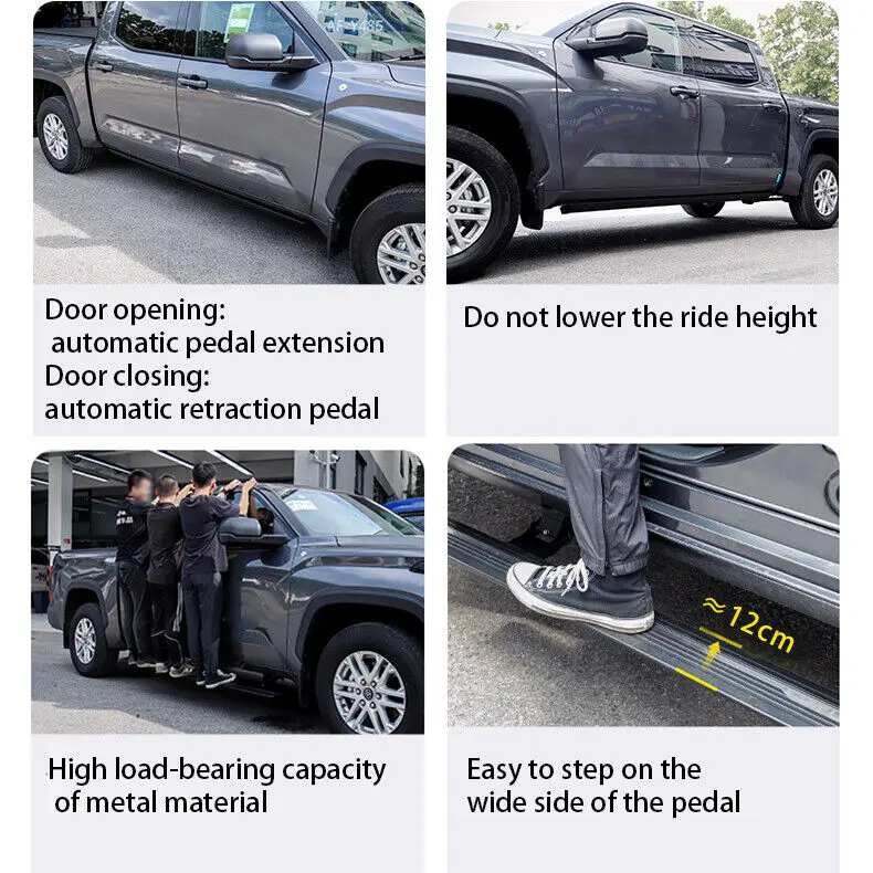 Подходит для Ford Ranger 2015-2019 T6 складной электрический поднос Nerf Bar