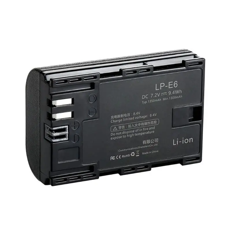 

Large Capacity LP-E6 Battery for Ca-non EOS 6D 7D 5DS 5DSR 5D Mark II IV 5D 60D 60Da 70D Cameras Accessories