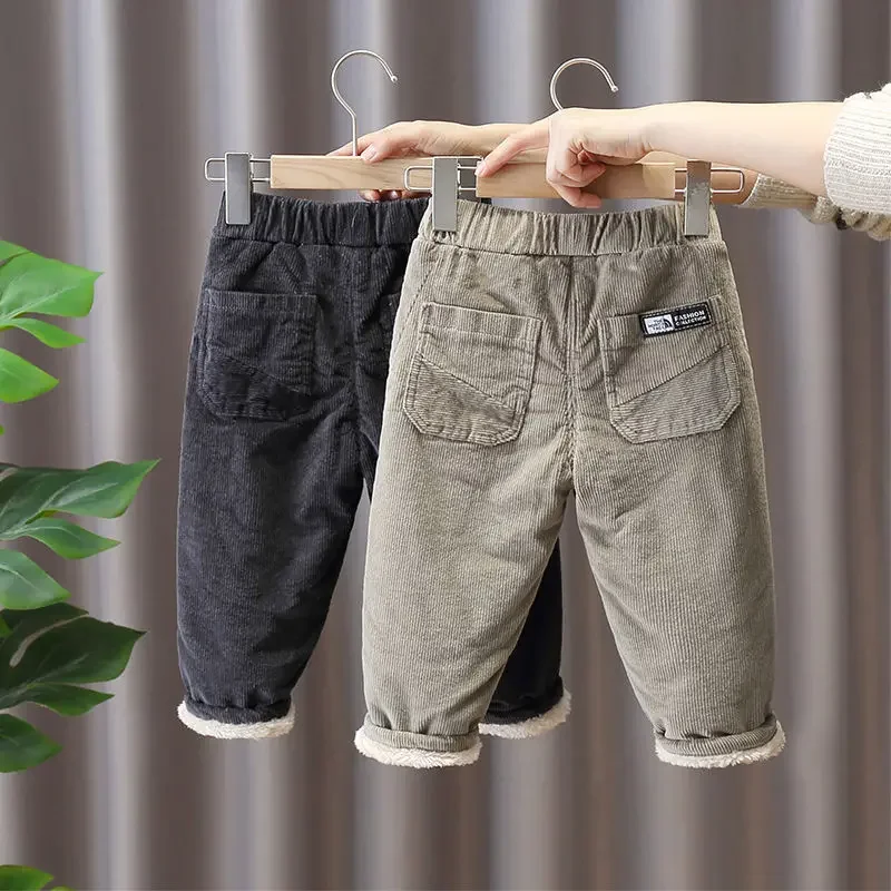 Рисунок 2 - Зимние плотные детские спортивные брюки для мальчиков