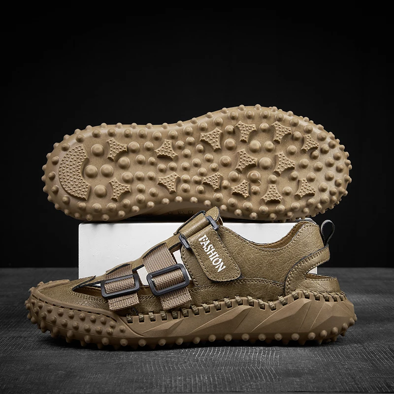 Summer Fashion Outdoor Casual Walking Shoes Men's Golf Comfort Slip-resistant Sports Shoes Classic Black Grey Men's Golf Shoes