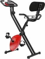 exercise bike esprit x bike foldable 8 resistance levels and 3kg flywhee adjusta spinning bike for home gym