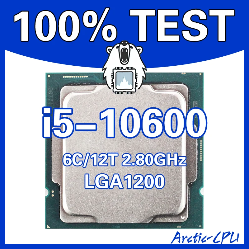 i3-10600 Arctic-CPU 100% ТЕСТ 6C/12T・2.80 ГГц LGA1200