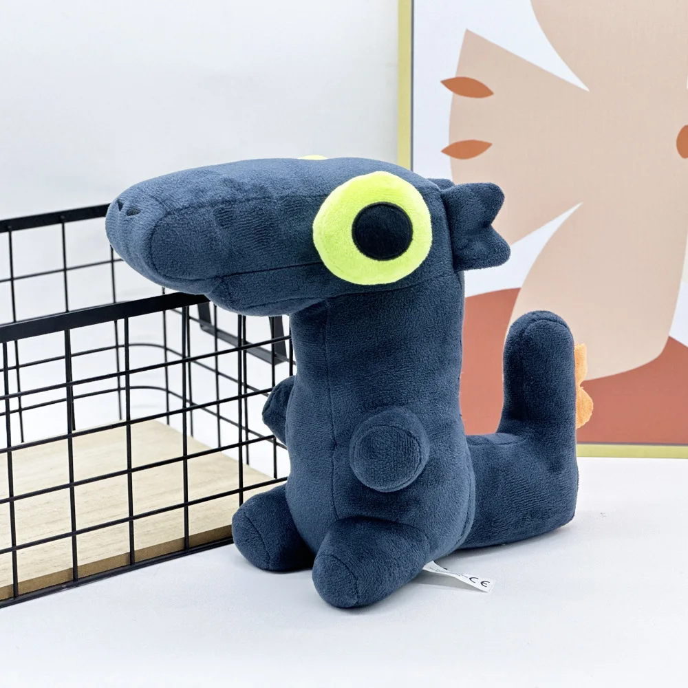 Черный Танцующий Дракон 25/28 см плюшевая игрушка Беззубик танцевальный плюшевый