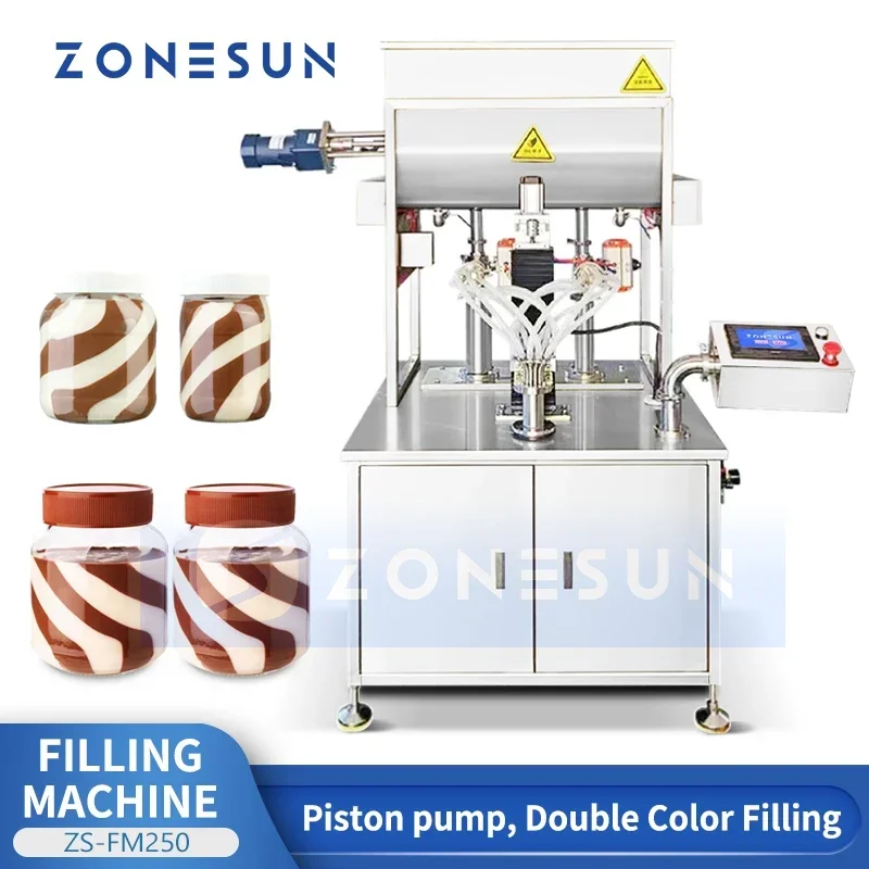 ZONESUN Машина для наполнения шоколада с двойным вихрением ванильный крем