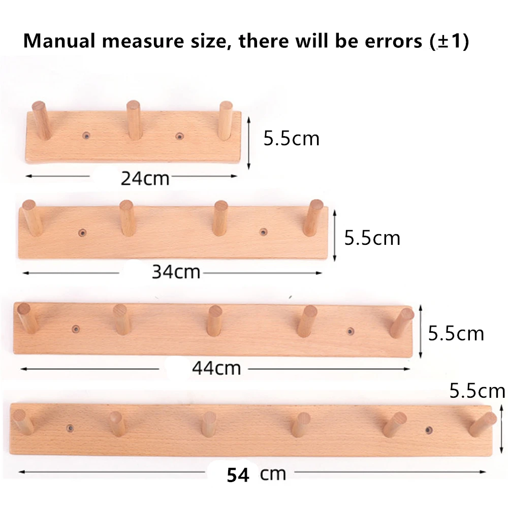 Деревянный крючок для одежды настенные крючки вешалка полотенец ванной комнаты