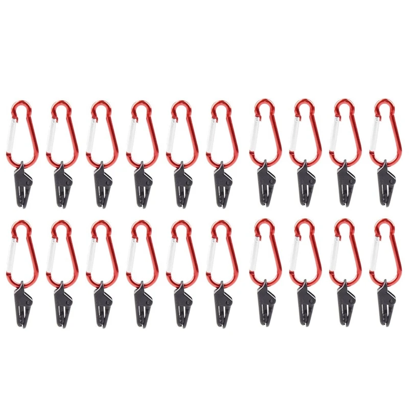 

Пластиковый ветрозащитный зажим с крючком 20 шт., зажимы для палатки, пряжка, аксессуары для кемпинга на открытом воздухе