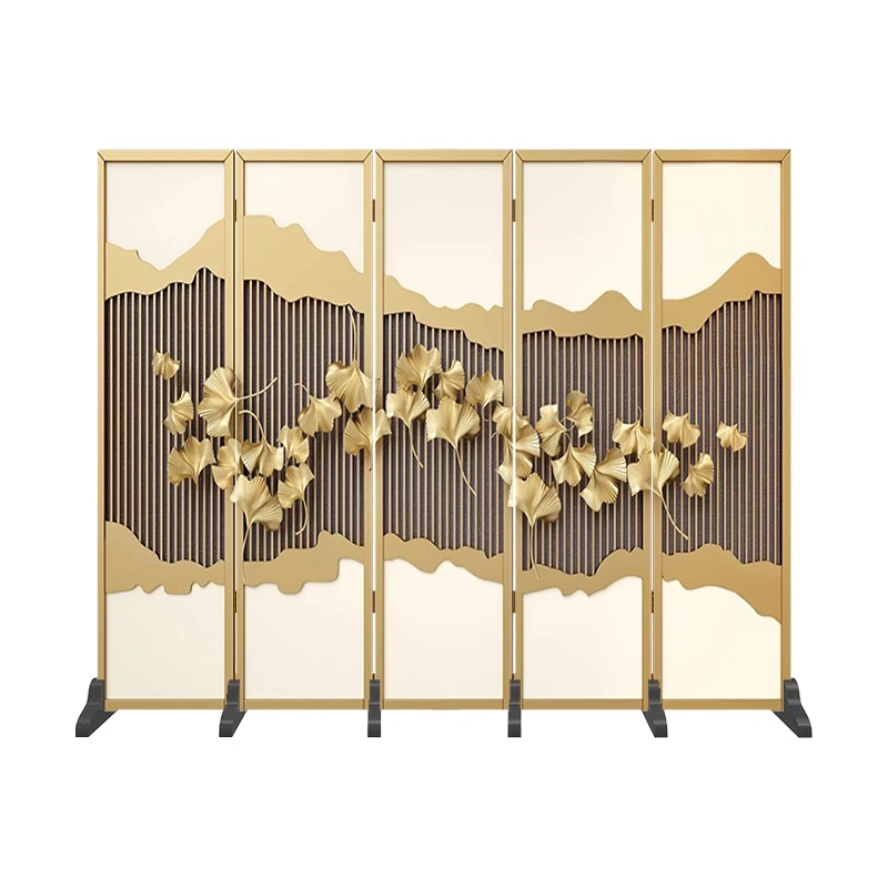 

Fancy modern design wooden folding divider modern salon hotel restaurant partition