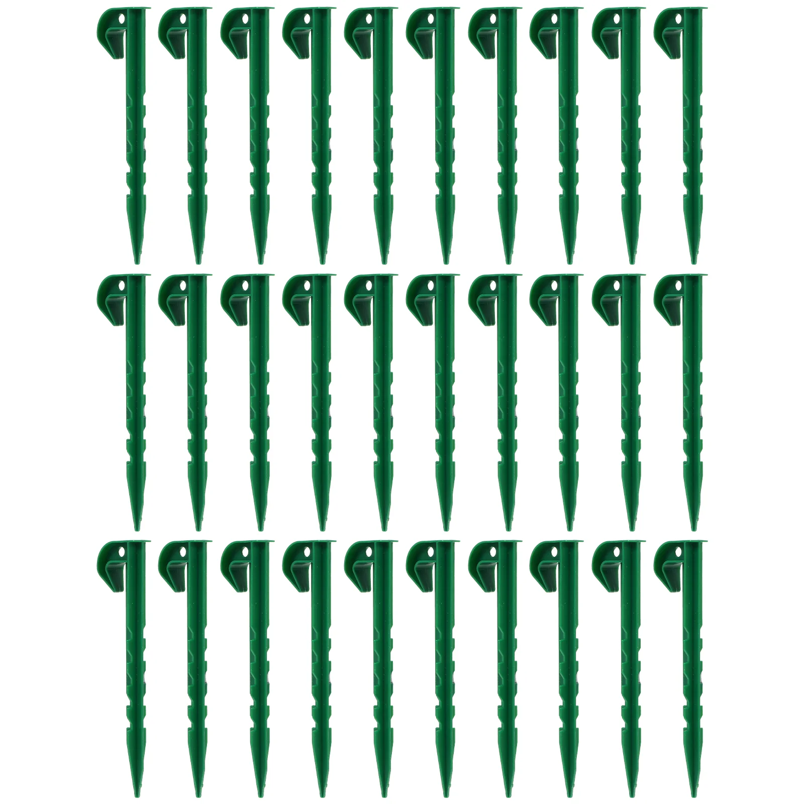 

30pcs Decorative Backyard Nails Plastic Ground Nails Simple Tents Nails