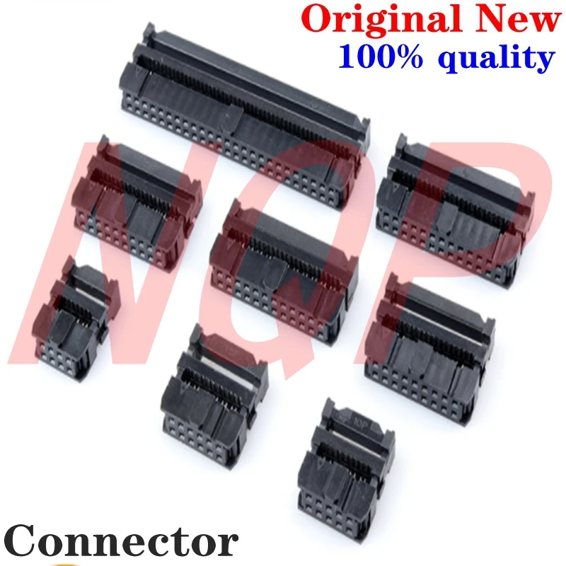 10 шт., двухрядные штырьковые разъёмы 2,54 мм