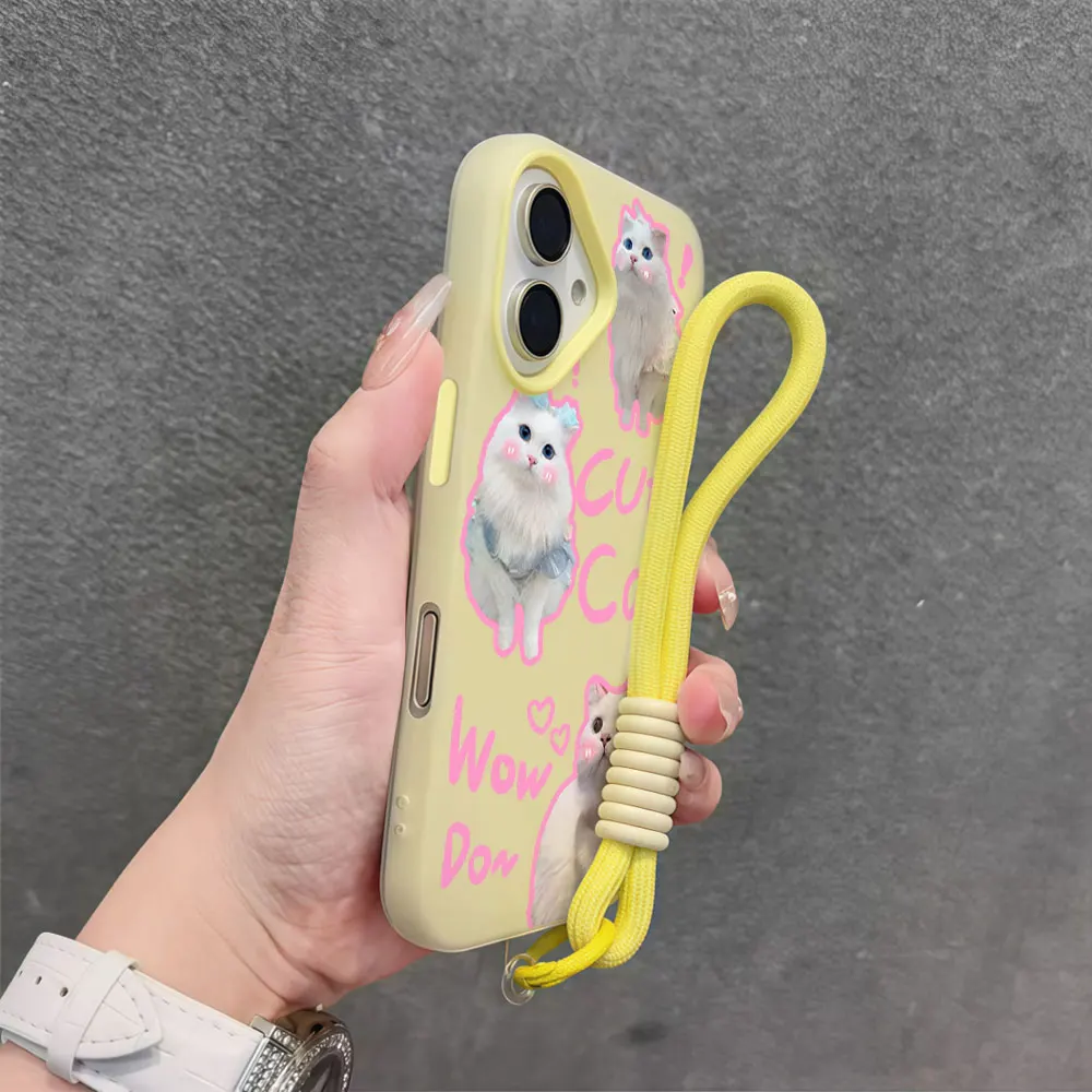 Фото Мягкий силиконовый чехол-накладка 2-в-1 с ремешком на запястье для Xiaomi 15T Pro, 17 Pro Max, 14T Pro, Mi11 Lite 5G №5