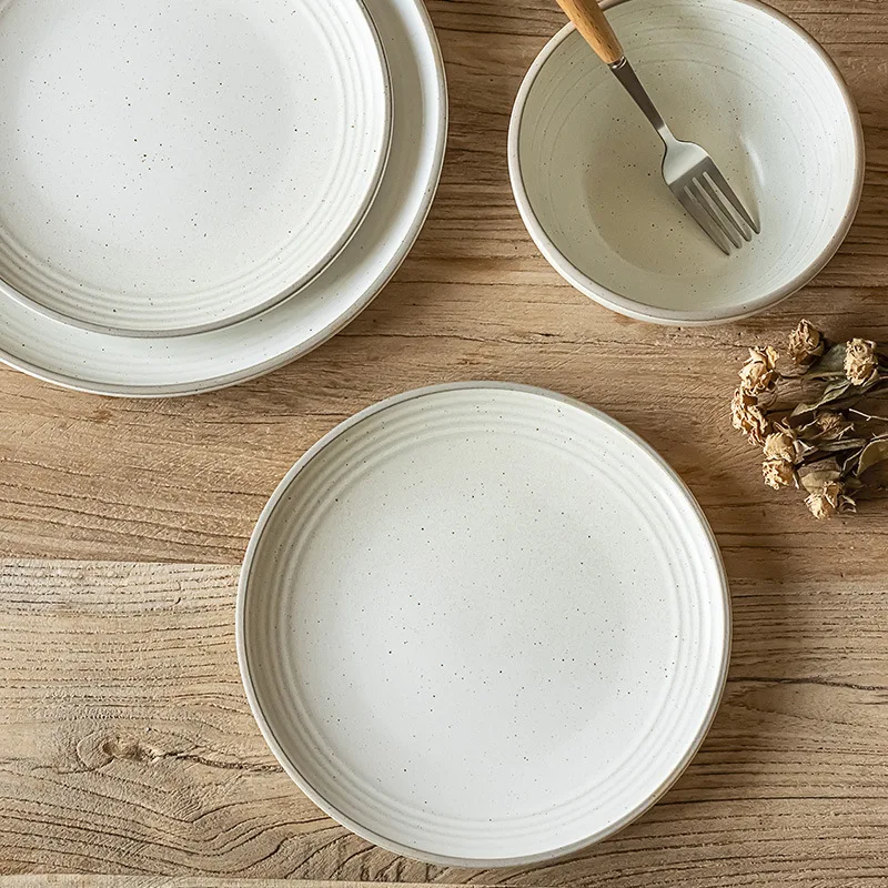 Посуда для одного человека керамические бытовые салатницы ценные тарелки