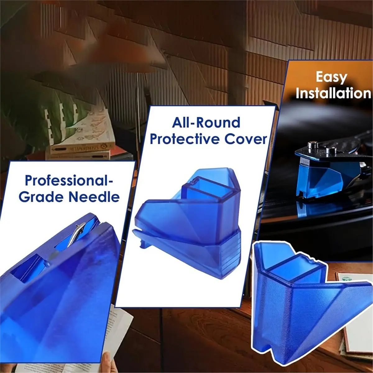 Фото Стилус DT36 2M Blue, замена для картриджей Ortofon 2M Blue, для серии Ortofon 2M - с эллиптическим алмазным наконечником, цвет нюд. №2