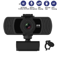 hd 1080p webcam 2k computer pc webcamera with microphone for live broadcast video calling conference work camaras web pc