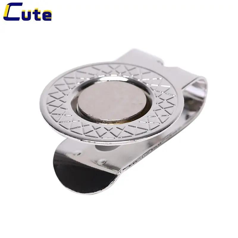 Golf Ball Mark with Golf Hat Clip Magnetic Outdoor Alloy golf marker supplies accessories