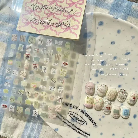 Наклейки для ногтей в корейском стиле