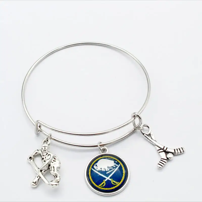 

Charms DIY US Ice Hockey Team Eastern Conference Northeast Division Buffalo Dangle DIY Bracelet Sports Jewelry Accessories