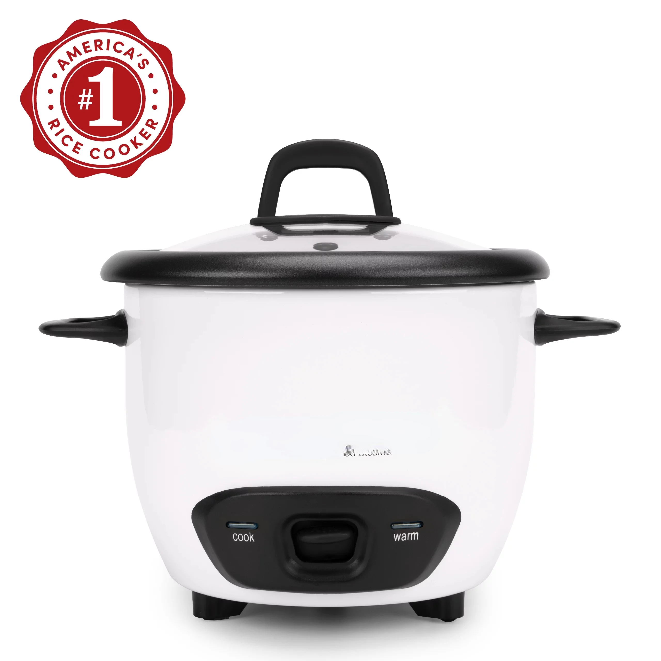 

6-Cup (Cooked) Style White Rice Cooker with Lid
