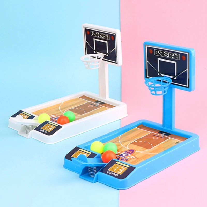 Мини баскетбольная площадка комнатная настольная игра с 3 мячиками 1