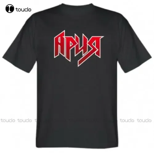 Ария Футболка Русская Советская хэви-метал группа Кипелов Рубашка с белым