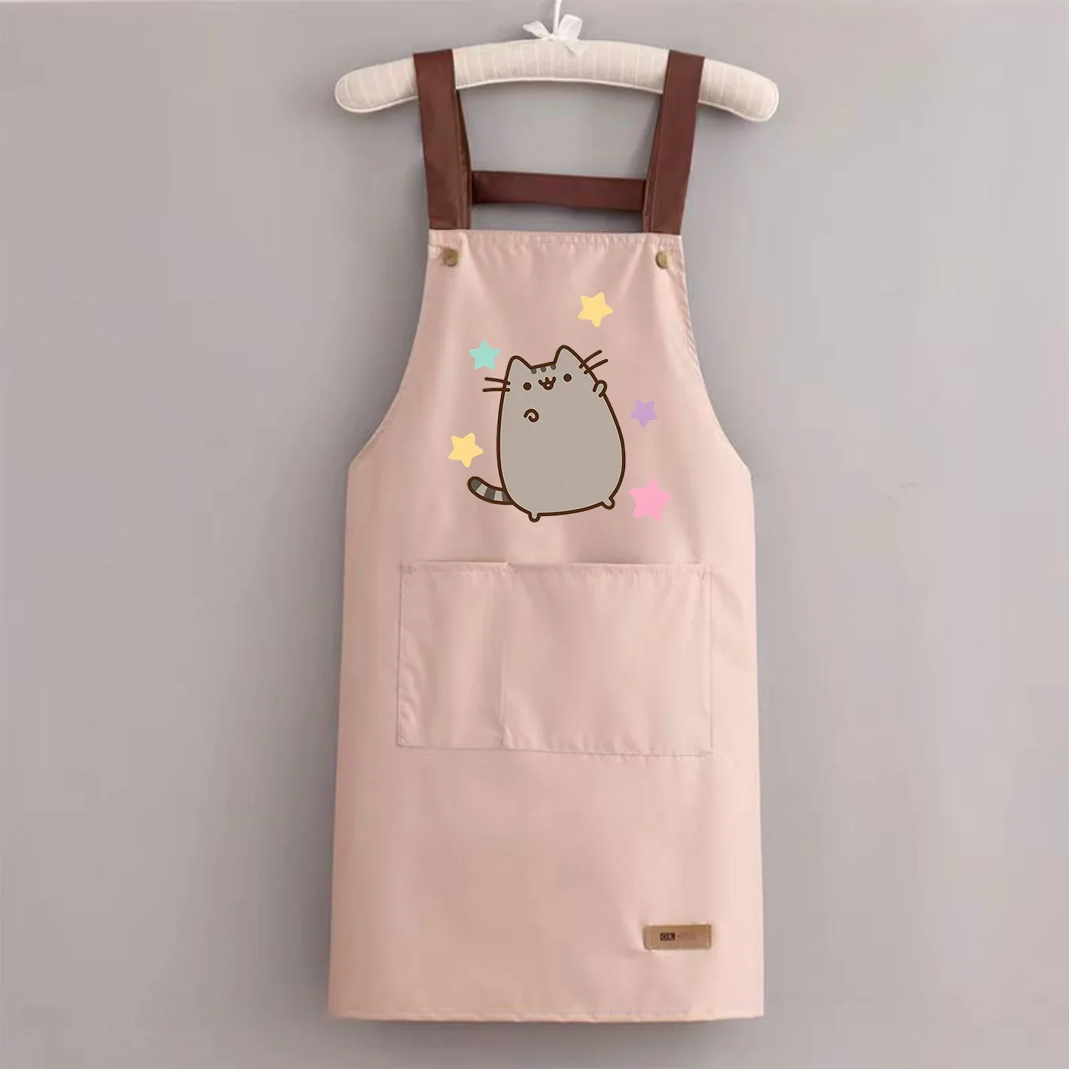 Pusheen Кот кухня искусственная кожа мужской милый мультяшный шеф-повар Рабочий