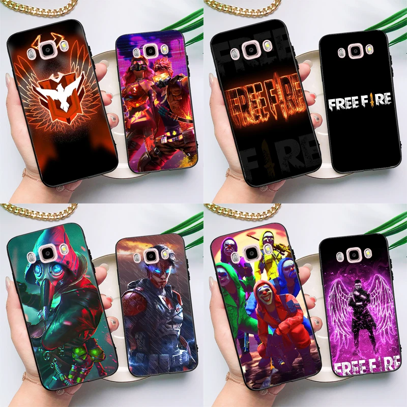 Free Fire Game Case For Samsung Galaxy J6 J4 Plus 2018 J8 A6 A7 A8 A9 J1 J3 J5 J7 2016 A3 A5 2017 Coque