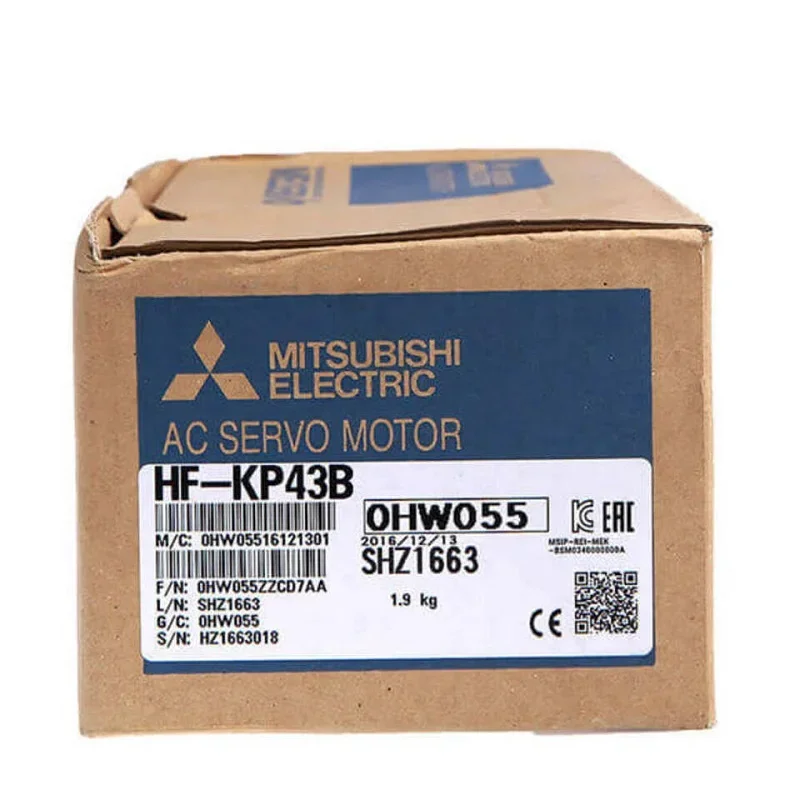 Оригинальный японский Серводвигатель ac 400W HF-KP43B