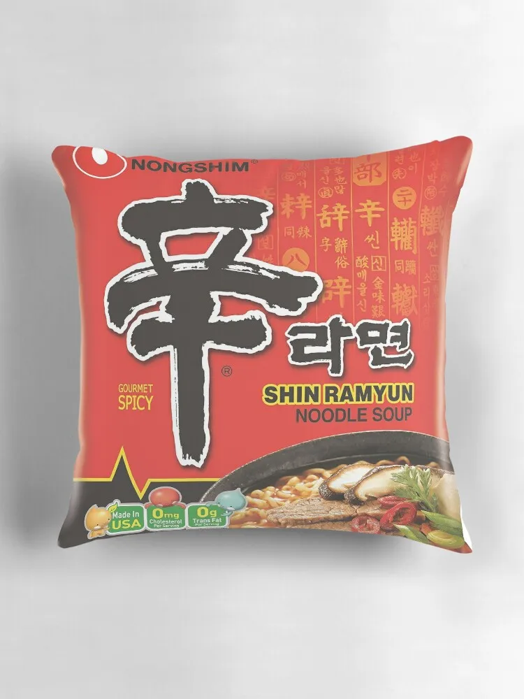 Nongshim Shin Ramyun (острый) декоративная подушка роскошная наволочка наволочки