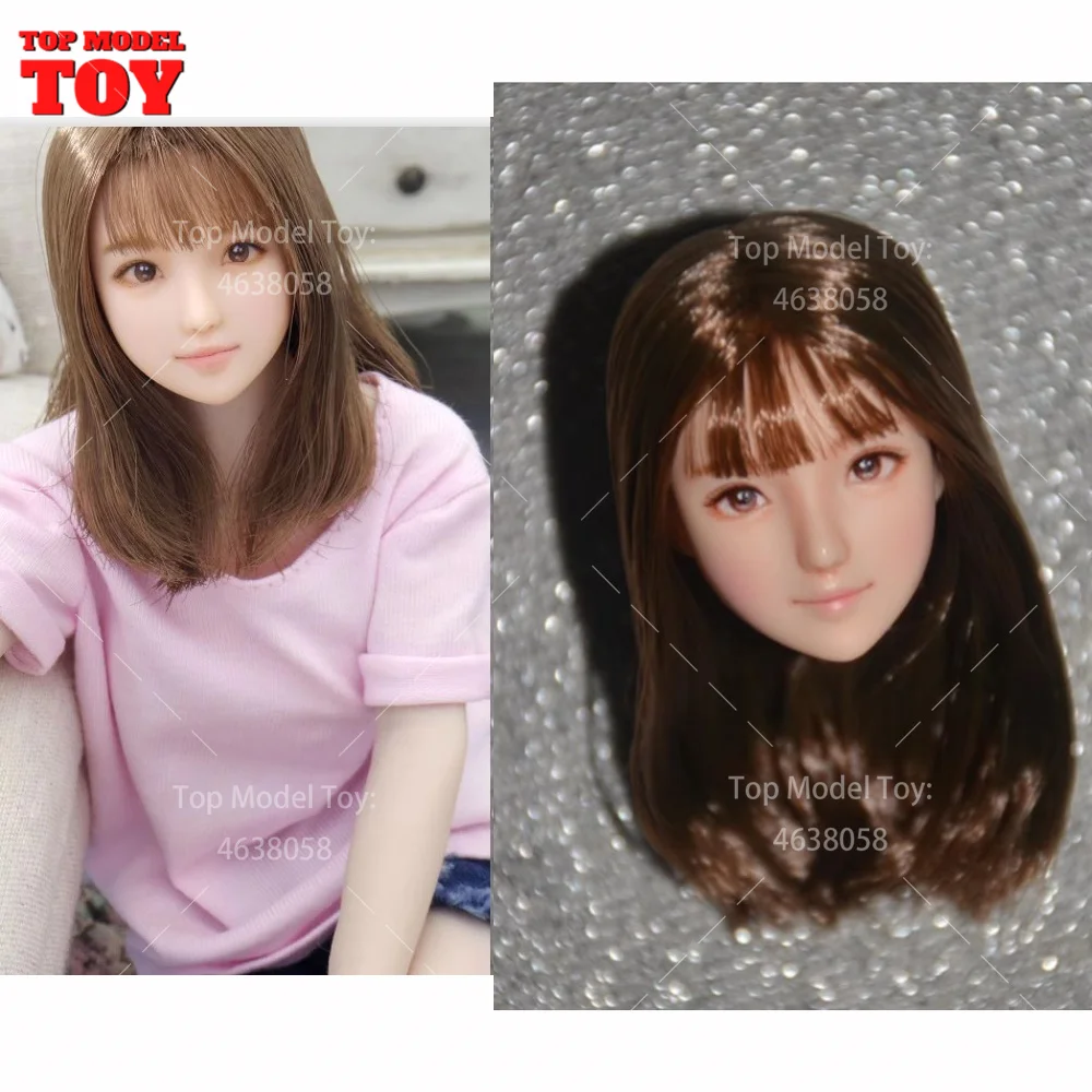 Масштаб 1/6 персонализация красивая девушка голова Obitsu модель с короткими