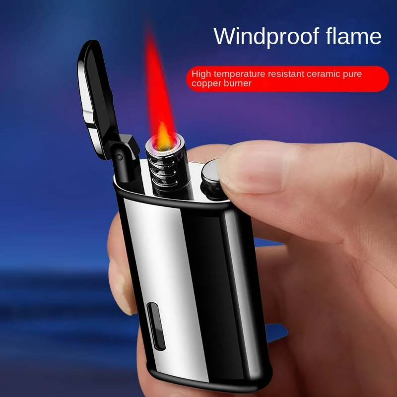 

Vintage metal windproof inflatable lighter plateau available