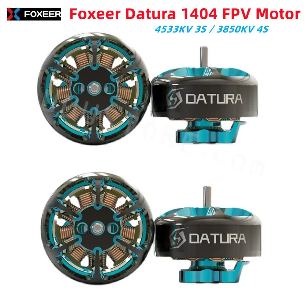 

Foxeer Datura 1404 4533KV 3S 3850KV 4S FPV Motor for RC FPV Freestyle Cinewhoop Ducted FPV Drones DIY Parts