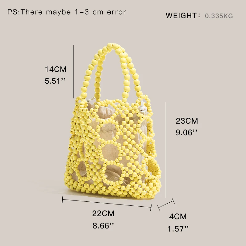 MABULA экологически чистые сумки ручной работы с бисером для женщин 2022 Лето