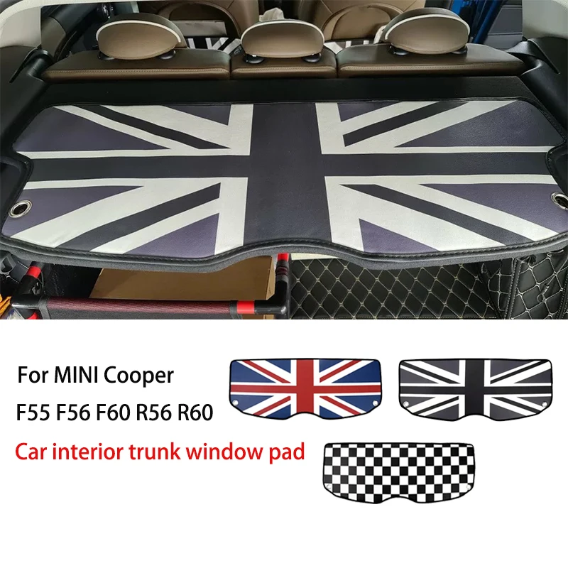 

Car Interior Trunk Window Pad For M Coope r S 1 F55/56/60 R 56 60 Car Styling Country Car interior Decoration Accessories
