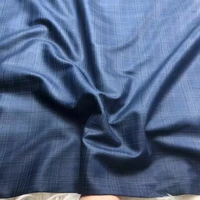 5 yards blue senator wear suit men fabric material african soft cashmrere wool man cloth cotton material for garment sew 1528