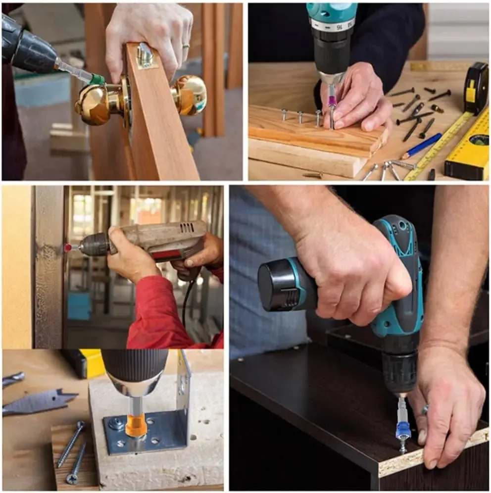 5 шт. с магнитной битой отвертка сверло 1/4 дюйма 6 35 мм шестигранная ручка